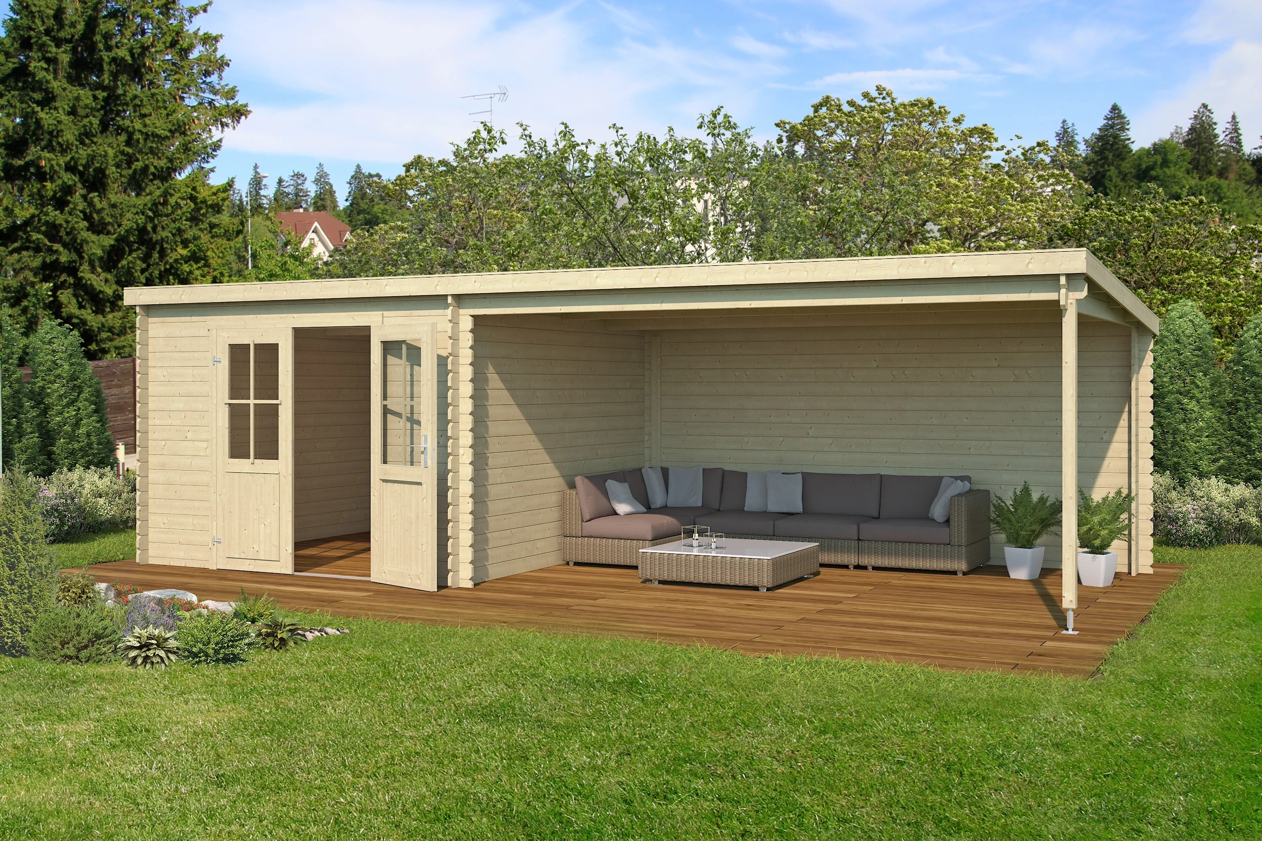 Outdoor Life Blokhut St. Louis 701 x 319 cm - Afbeelding 7